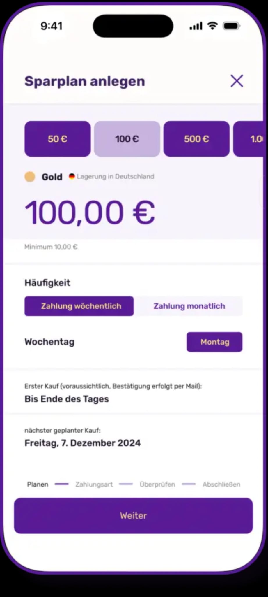 HUSL.GOLD — plan oszczędnościowy